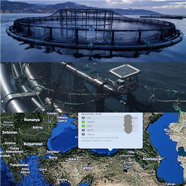 Our monitoring system commissioned at the Turkish Salmon cage farming facility in the Black Sea, Arsin-Trabzon / Türkiye