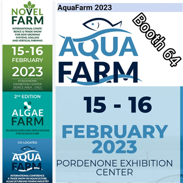 AquaFarm 2023 Fuarında, 64 nolu standdayız. Ziyaretinizi bekliyoruz.