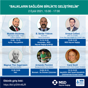 WEBINAR - "BALIKLARIN SAĞLIĞINI BİRLİKTE GELİŞTİRELİM"